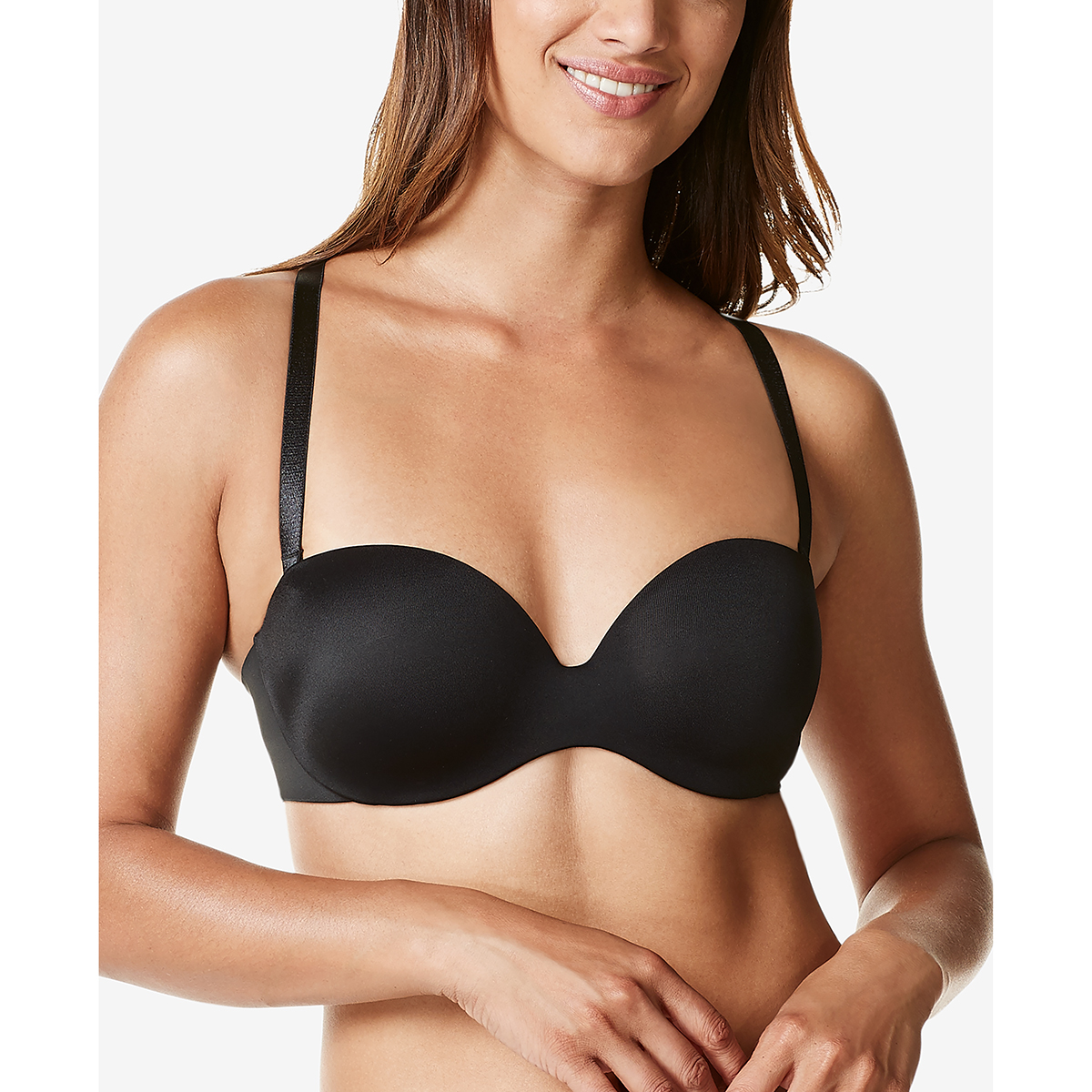 Open Video Modal for Womens Warner&#39;s Strapless Contour Tailored Underwire Bra RG7791A