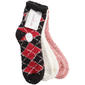 Womens Cuddl Duds(R) 3pr. Argyle Cozies - image 1