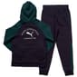 Boys (8-20) Puma® 2pc. Color Block Cotton Pullover Set - New Navy - image 3