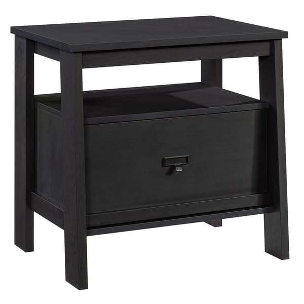Sauder Trestle 1-Drawer Nightstand