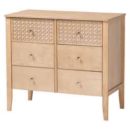 Baxton Studio Lara 6-Drawer Dresser