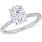 Diamond Classics&#40;tm&#41; 14kt. 1/10ctw. Moissanite Engagement Ring - image 1