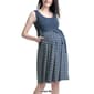 Womens Glow & Grow&#174; Scoop Neck Stripe Maternity A-Line Dress - image 4