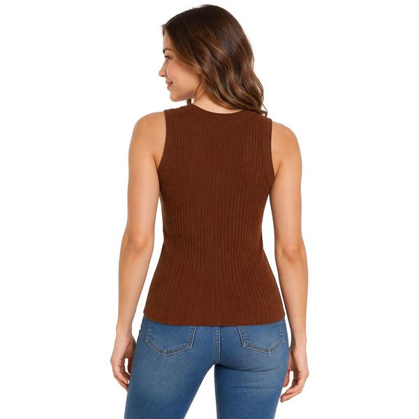 Juniors A. Byer Button Down Ribbed Sweater Vest
