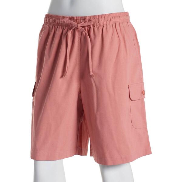 Womens Hasting & Smith Solid Sheeting Shorts - image 