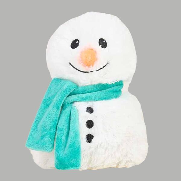 Warmies&#40;R&#41; 7.5in. Green Scarf Junior Snowman - image 