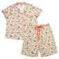 Womens Poppy & Clay Short Sleeve Floral Bermuda Pajama Set - image 2