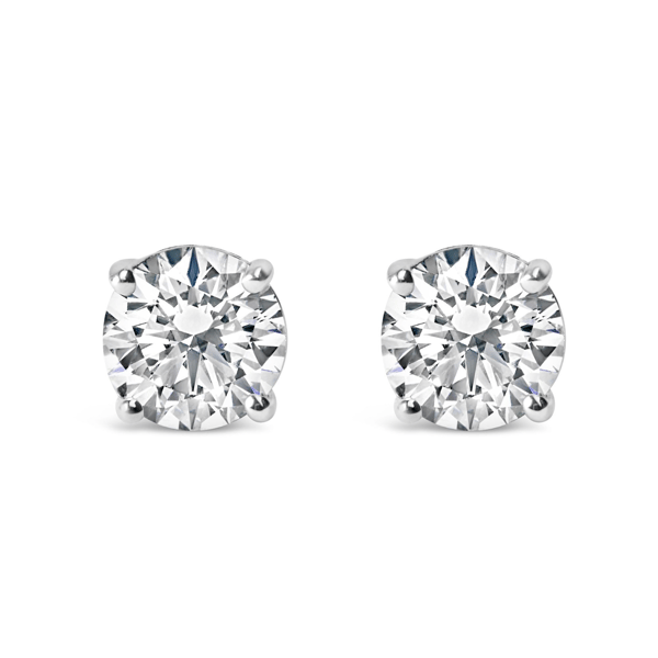 Haus of Brilliance Gold 2ctw Lab-Grown Diamond Stud Earrings - image 