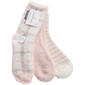 Womens Cuddl Duds(R) 3Pk Plaid Cozies Socks - image 1