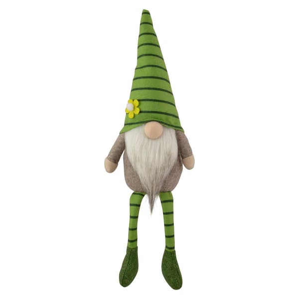 Northlight Seasonal Striped Gnome with Crossed Legs