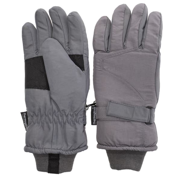 Mens Architect(R) Basic Ski Gloves with Straps - Grey - image 