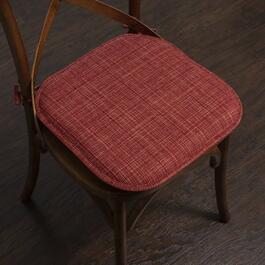 Sweet Home Collection Aria Memory Foam Chair Cushion Pad w/ Ties