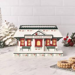 Pfaltzgraff(R) Winterberry Village Train Station with LED Light