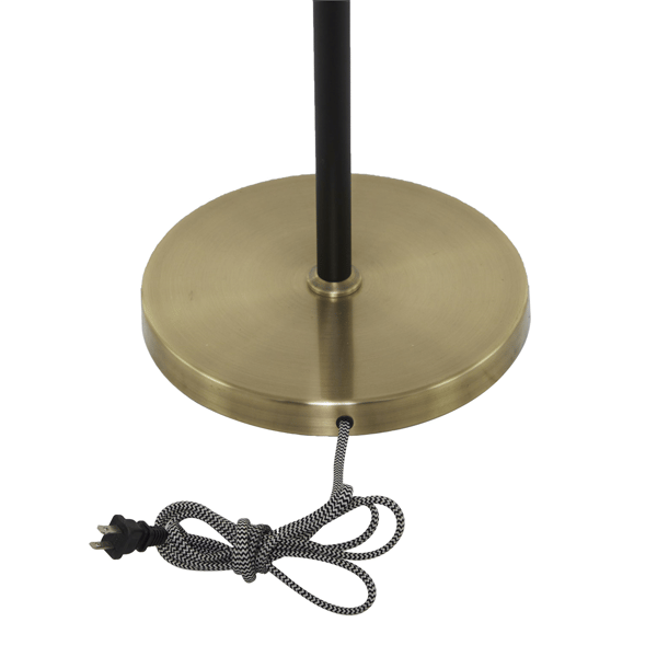 9th & Pike® Contemporary Gold Metal Floor Lamp
