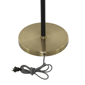 9th & Pike® Contemporary Gold Metal Floor Lamp - image 6