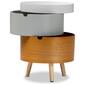 Baxton Studio Elison Collection  3-Tier Wood Nightstand - image 3