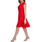 Womens Calvin Klein Cap Sleeve Crepe Fit & Flare Dress - image 4