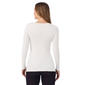 Womens Cuddl Duds® Softwear Stretch V-Neck Tee - image 3