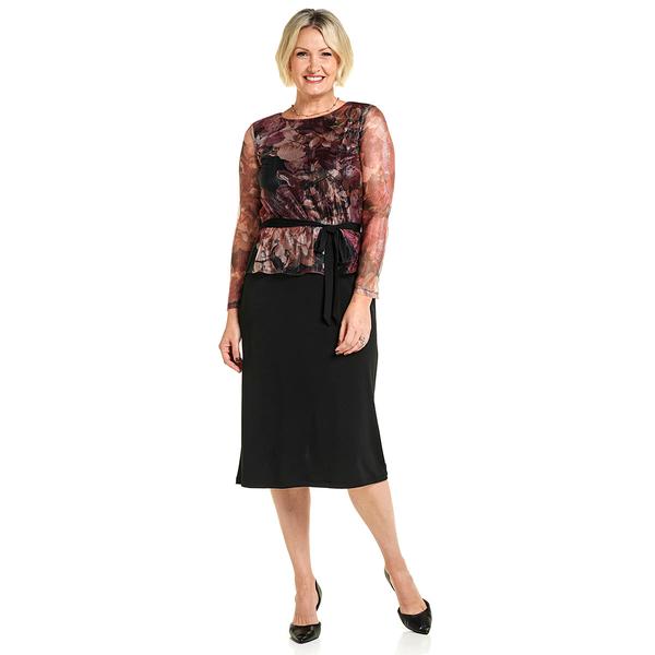 Womens Rabbit Rabbit Rabbit Puff Sleeve Lace A-Line Dress