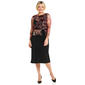 Womens Rabbit Rabbit Rabbit Puff Sleeve Lace A-Line Dress - image 1