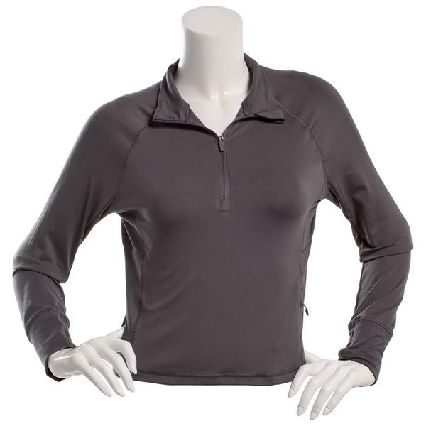 Juniors Love Tree Lulu Quarter Zip Mock Neck Pull Over - image 