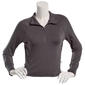 Juniors Love Tree Lulu Quarter Zip Mock Neck Pull Over - image 1