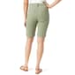 Petite Gloria Vanderbilt Amanda Solid Bermuda Shorts w/ Slit Hem - image 2