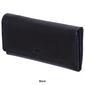 Womens Roots 73 Leather Checkbook Clutch Wallet - image 6