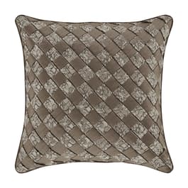 Becco White Square Decorative Throw Pillow 18 x 18 By J Queen