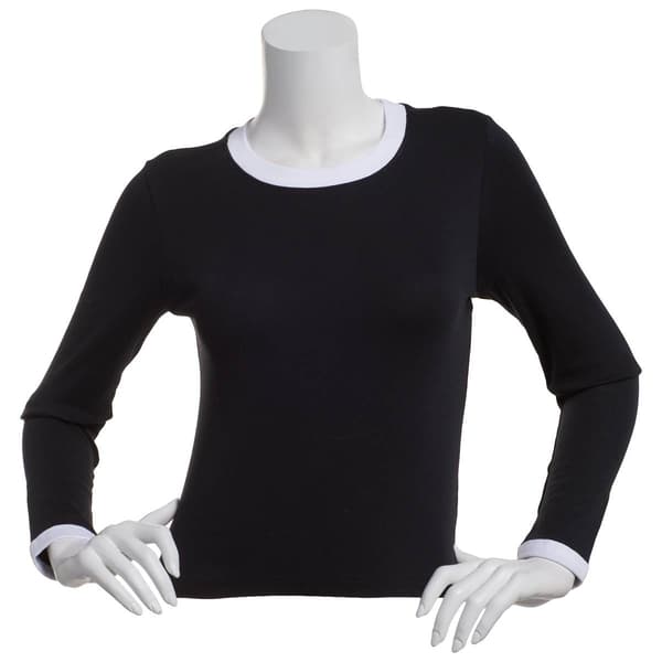 Juniors Jolie & Joy Long Mile Long Sleeve Ringer Tee