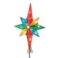 Kurt Adler Multicolor Capiz Bethlehem Star Treetop w/ Gem Center - image 1