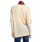 Womens Notations 3/4 Roll Tab Sleeve Three In One Paisley Blouse - image 2