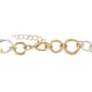 Design Collection Two-Tone Circle Link Bracelet - image 3