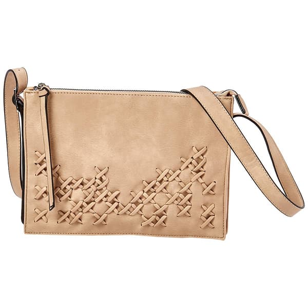 DS Fashion Cross Stitch Triple Compartment Crossbody - image 