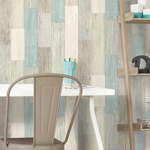 RoomMates(R) Coastal Weathered Plank Peel &amp; Stick Wallpaper - image 