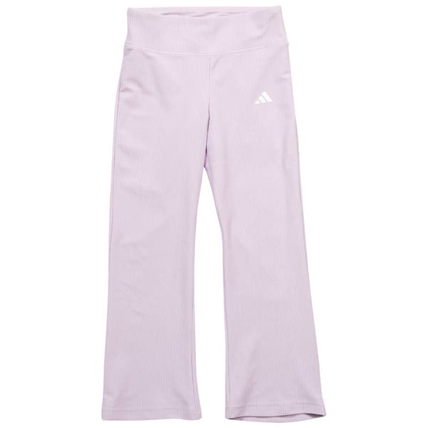 Girls (7-16) adidas(R) Ribbed Kick Flare Leggings