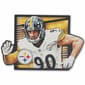 Open Road Steelers #90 TJ Watt Player in Motion Sign - image 1