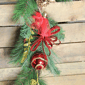 Northlight 6ft. Berries & Ornaments Mixed Pine Christmas Garland - image 3
