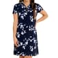Womens MSK Short Sleeve Half Zip Neck Shift Dress - image 4
