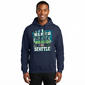 Mens Encore I Bleed Seattle Hooded Sweatshirt - image 1