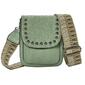 Sam & Hadley Guitar Strap Embossed Studded Crossbody - image 1