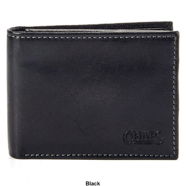 Mens Chaps Buff Oily Passcase Wallet