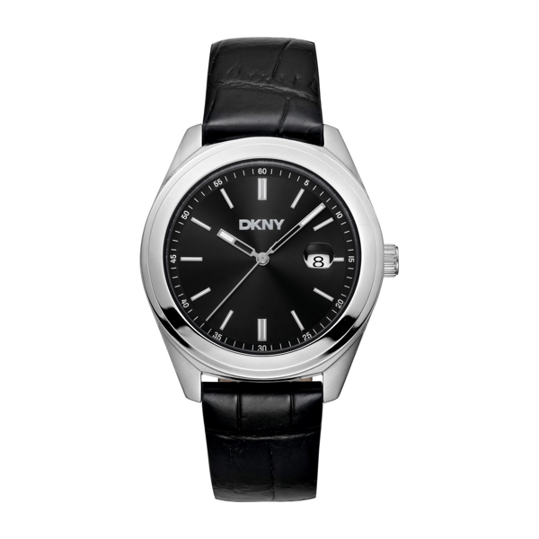 Mens DKNY Modernist Classics Dark Blue Strap Watch - DK1G069L0015 - image 