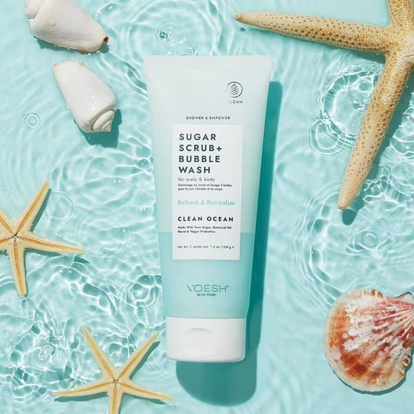 Voesh Ocean Sugar Scrub + Bubble Wash Clean