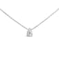 Haus of Brilliance 14kt. White Gold Lab Grown Diamond Pendant - image 1