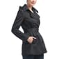 Womens BGSD Waterproof Classic Hooded Short Trench Coat - image 2
