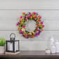 Northlight Seasonal Artificial Wild Flowers Spring Wreath - image 2