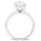 Sterling Silver 3ctw. White Moissanite Solitaire Ring - image 2