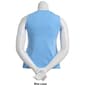 Womens Kasper Solid Double Layer Square Neck Tank - image 6