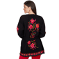 Petite Ruby Rd. Mysterious Romance Floral Jacquard Cardigan - image 2
